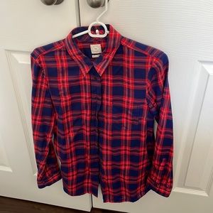 Gap button up shirt fitted boyfriend